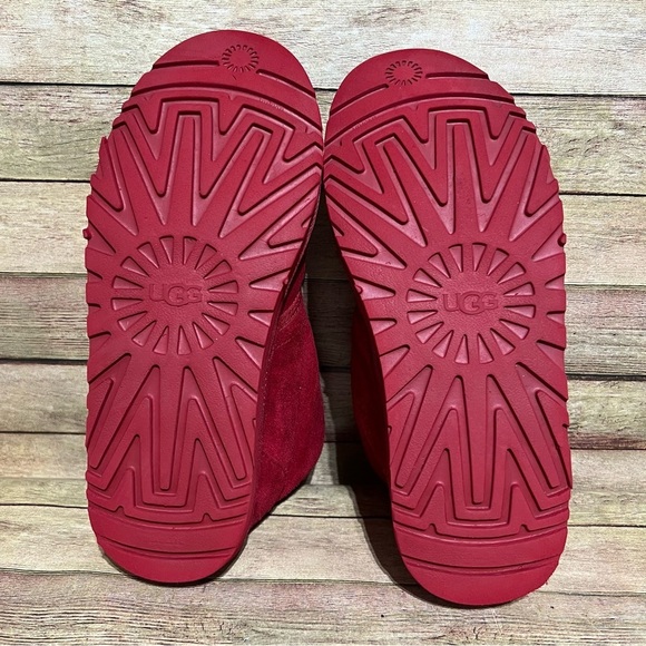 Ugg Red Suede Neumel Ankle Boots main image 9
